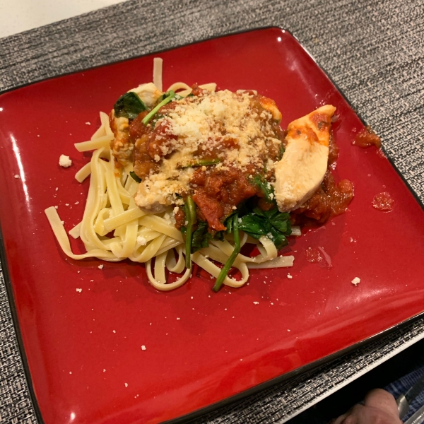 Easy and Healthy Chicken Florentine