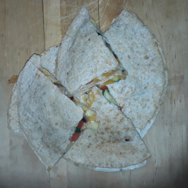 Farmer's Market Vegetarian Quesadillas