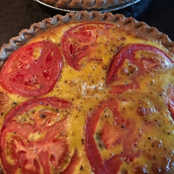 Leek and Cheese Quiche