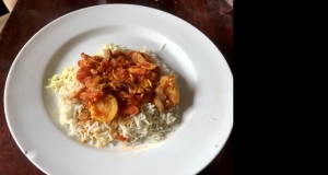 Italian Chicken and Vegetables over Rice
