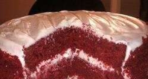 Homemade Red Velvet Cake with Cream Cheese Frosting