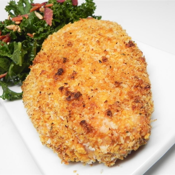 Barbeque Buttermilk Oven-Fried Chicken