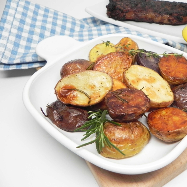 Garlic and Herb Roasted Baby Potatoes