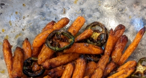 Air Fryer Sweet and Spicy Roasted Carrots