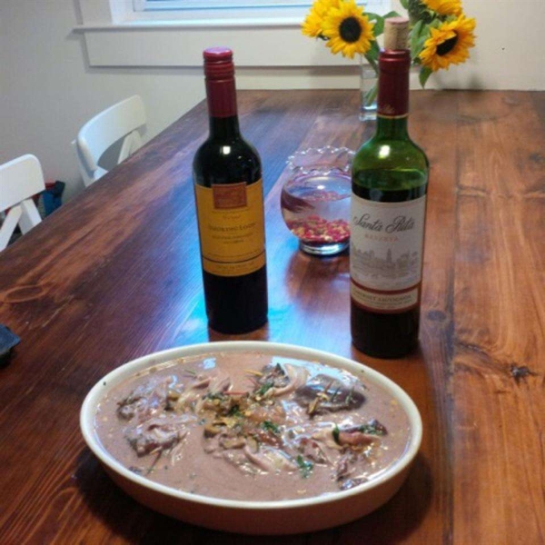 Pancetta Partridge in Wine Sauce