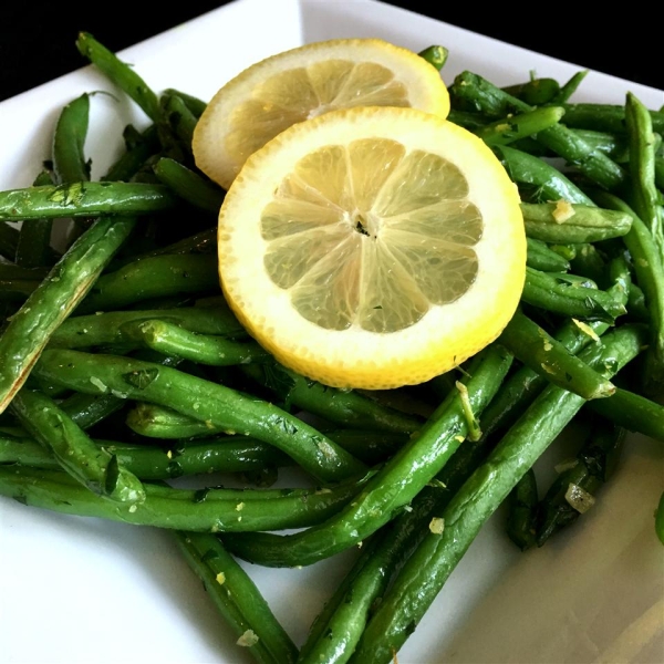 Lemon-Parsley Green Beans