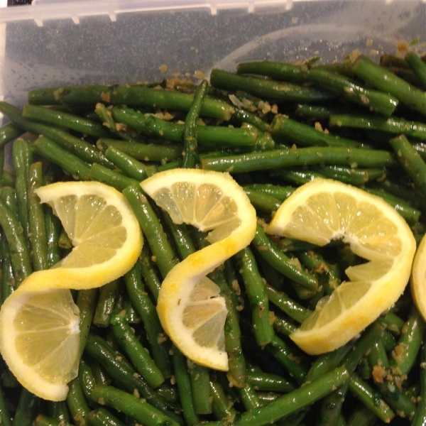 Lemon-Parsley Green Beans