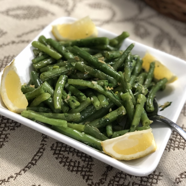 Lemon-Parsley Green Beans