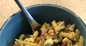 Vegetarian Greek Pasta Salad