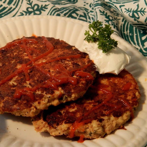 Paleo-ish Salmon Burgers