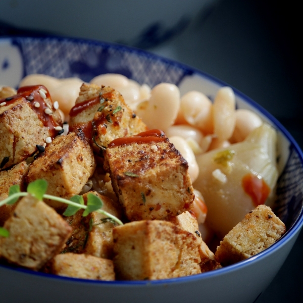 Twice-Cooked Crispy Fried Tofu