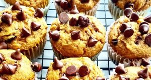 Light Pumpkin Chocolate Chip Muffins