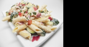 Penne with Bacon and Zucchini
