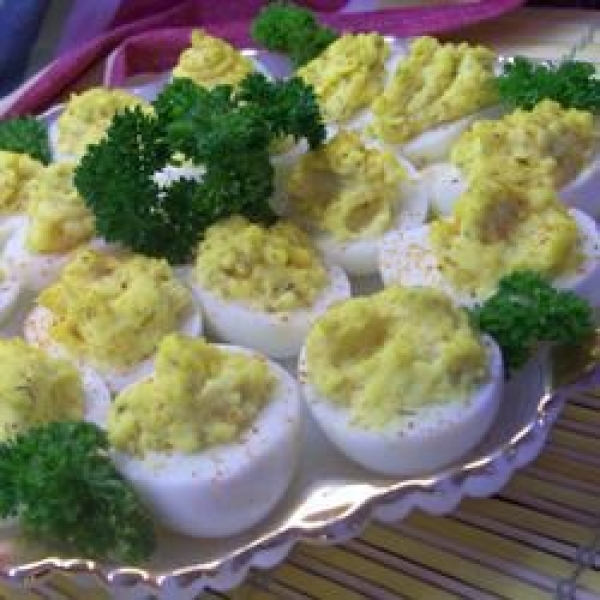 Cajun Deviled Eggs