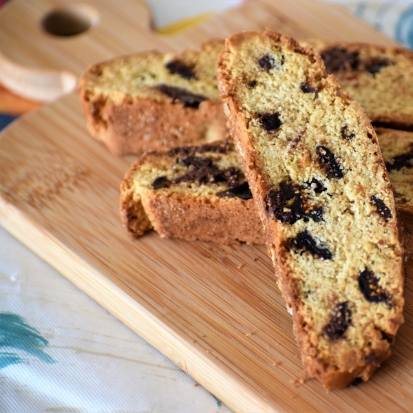 Chocolate Fig Biscotti