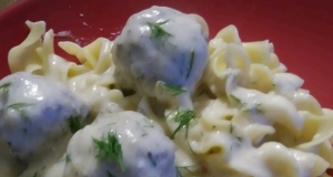 Meatballs in Sour Cream Gravy