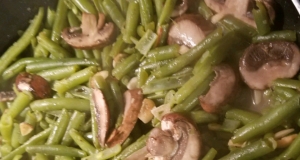 Red Pepper Green Bean Almondine