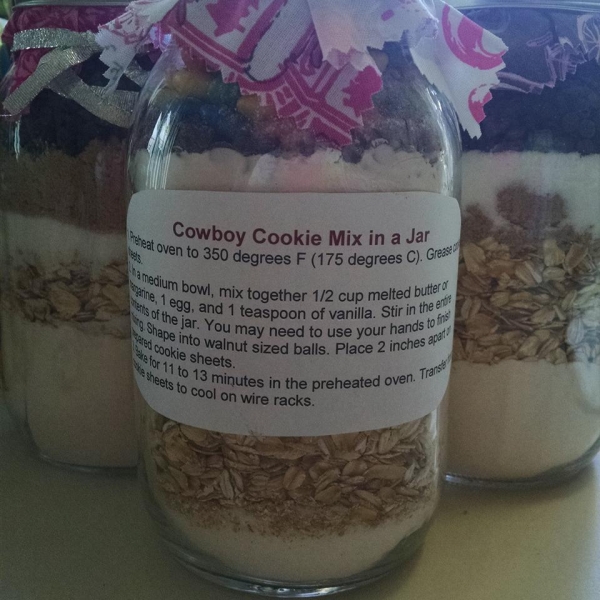 Cowboy Cookie Mix in a Jar