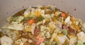 Hearty Cabbage and Ham Soup