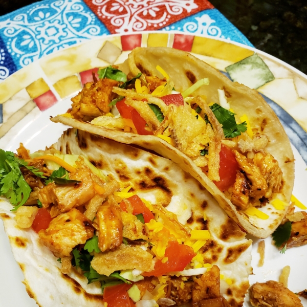 Grilled BBQ Chicken Tacos