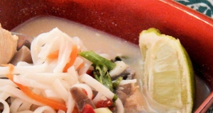 Thai Coconut Chicken Soup (Noodle Bowl)