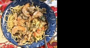 Exchange Gang Pasta with Shrimp