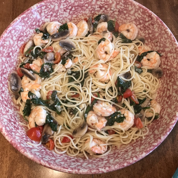 Exchange Gang Pasta with Shrimp