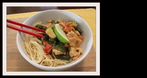 Chicken Stir-Fry with Thai Peanut Sauce