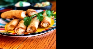 Vegan Air Fryer Taquitos