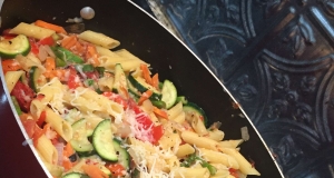 Pasta Primavera with Smoked Gouda
