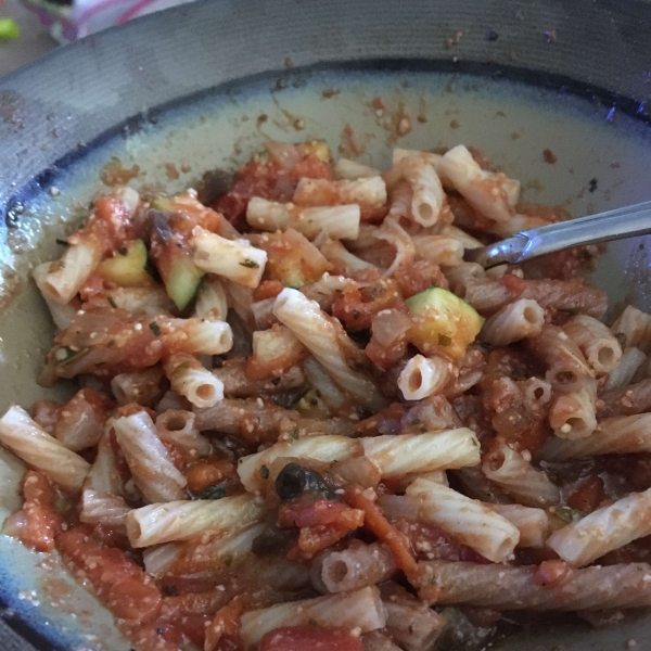 Pasta Primavera with Smoked Gouda