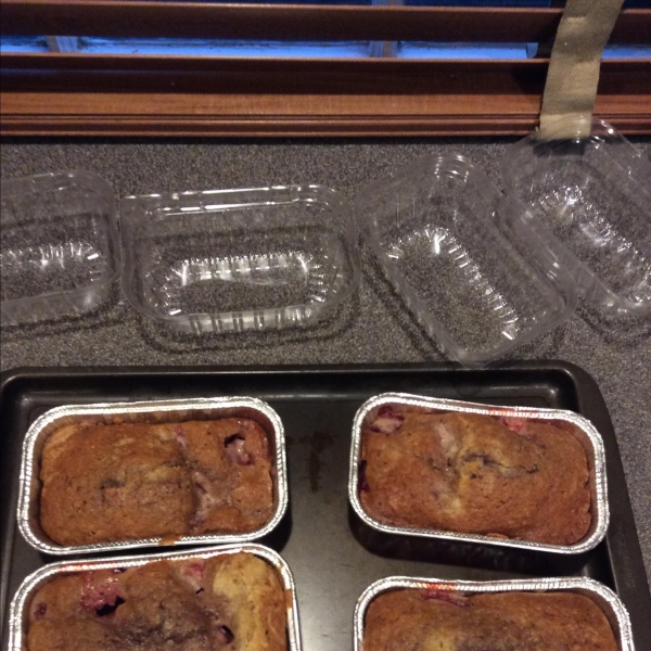 Strawberry Bread Mini Loaves