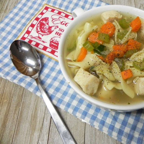 Super Easy Chicken Noodle Soup