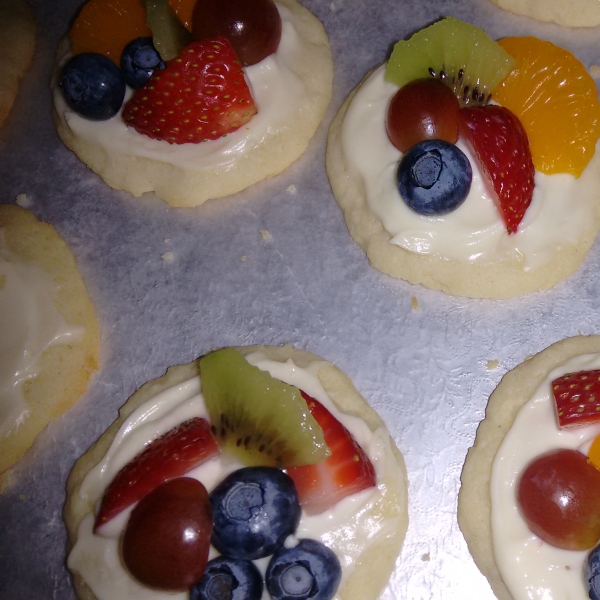 Casino Night Mini Fruit Pizzas