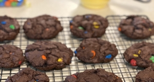 Fluffy Chocolate M&M™ Cookies