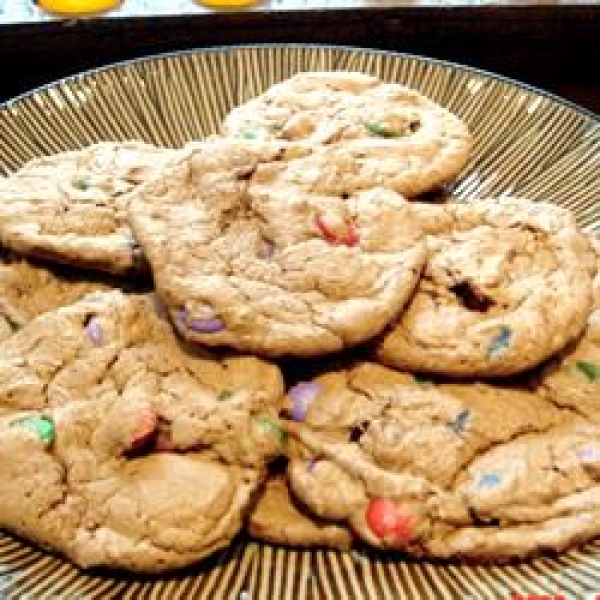 Fluffy Chocolate M&M™ Cookies