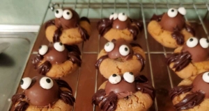 Peanut Butter Spider Cookies