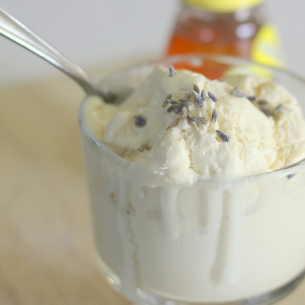 Lavender Honey Ice Cream