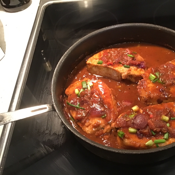 Tomato Pork Loin Chops