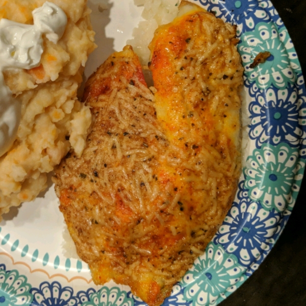 Broiled Parmesan-Lemon Tilapia