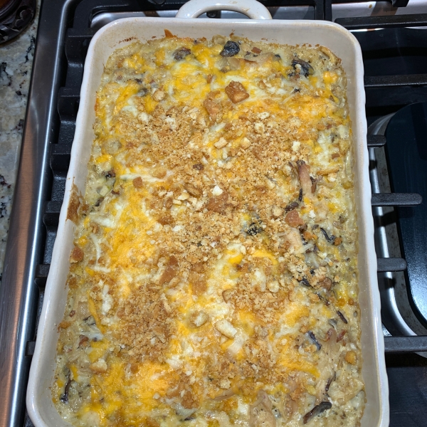 Homey Chicken and Rice Casserole