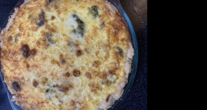 Broccoli and Provolone Quiche