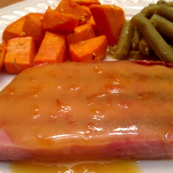 Ham with Maille® Orange Sauce