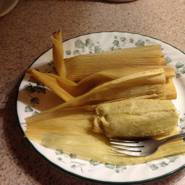 Green Chicken Tamales