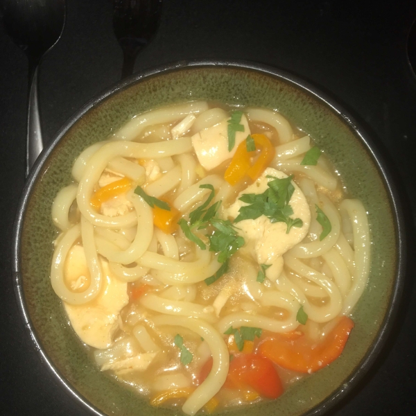 One Pot Thai-Style Rice Noodles