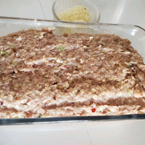 Spinach Stuffed Turkey Meatloaf