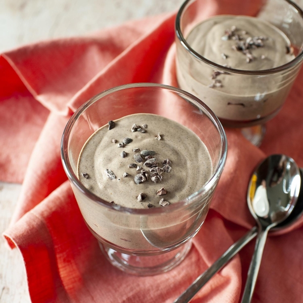 Cacao Nib Chia Pudding