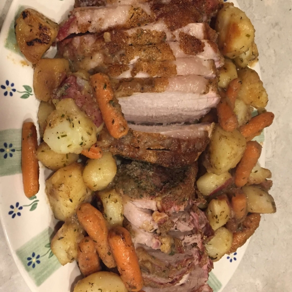 Herb Roasted Pork Loin and Potatoes
