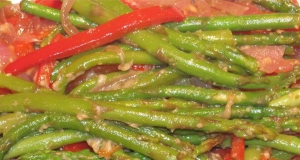 Asparagus and Red Pepper with Balsamic Vinegar