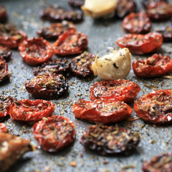 Slow-Roasted Cherry Tomatoes and Garlic